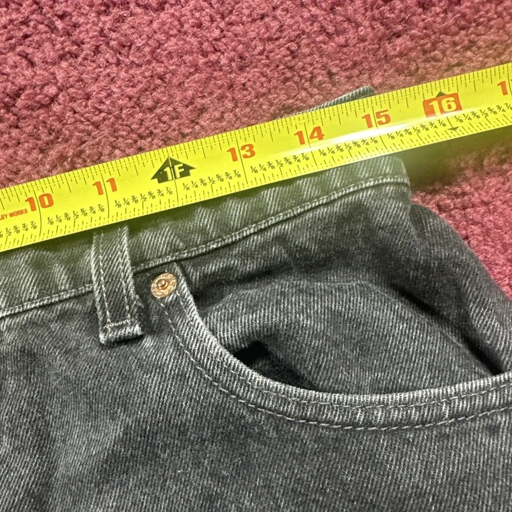 Vintage Levis 505 Faded Black Jeans Mens (Fit 30/31) Made in USA Tapered Leg